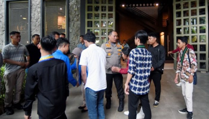 Mahasiswa dan Polresta Banyuwangi Sepakat Jaga Kerukunan di Bumi Blambangan Pasca Pemilu