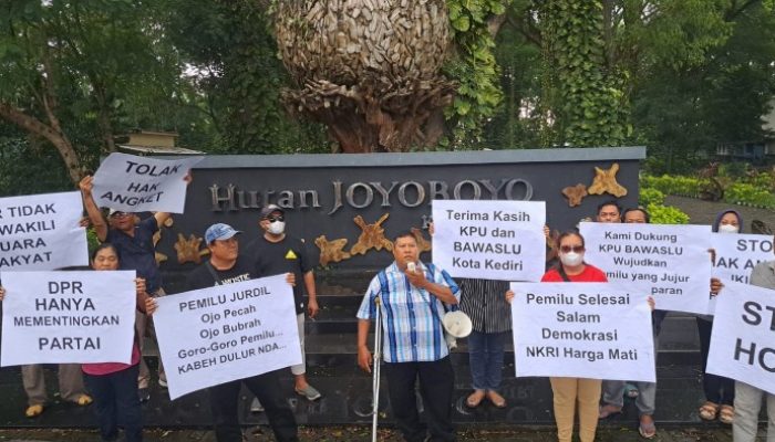Viral, Ormas Cinta Tanah Air Kota Kediri Tolak Wacana Hak Angket
