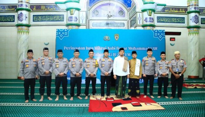 Gelar Isra Mikraj, Personel Bhayangkara Diingatkan Pentingnya Ketakwaan Dalam Bertugas