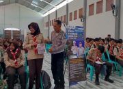Satlantas Polres Bondowoso Melaksanakan Sosialisasi Dalam Rangka Ops Semeru 2024 Kepada Pelajar