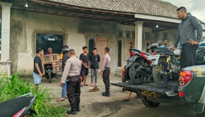 Guna Menciptakan Kamtibmas di Bulan Ramadhan, Polsek Curahdami Laksanakan Razia Balap Liar di Desa Pakuwesi
