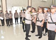 Kapolres Bondowoso Pimpin Sertijab 5 Pejabat di Lingkup Polres Bondowoso