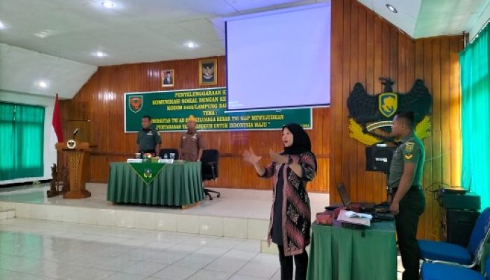 Kodim 0422 Lampung Barat Jalin Komsos dengan LVRI, PEPABRI DAN FKPPI