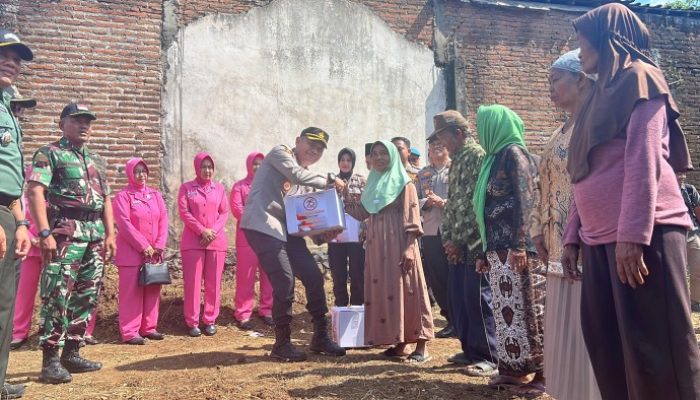 Polres Bondowoso Bantu Sumur Bor, Respon Keluhan Warga Atasi Krisis Air Bersih