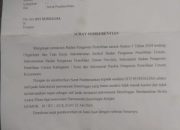Diduga Tidak Sesuai SOP Surat Pemberhentian Staf Panwascam Botolinggo