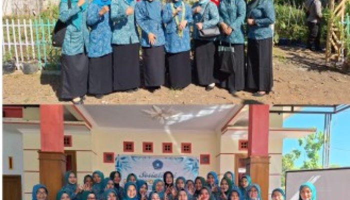 Tim Penggerak Kabupaten Sosialisasi Aku Hatinya PKK,Dilokasi Wisata Angin Bus-bus Desa Mrawan