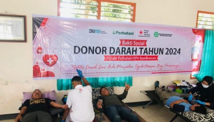HUT.RI ke 79) tahun 2024,Perum Perhutani KPH Bondowoso Mengawali kegiatan Dengan Melakukan Kerja Bhakti