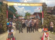 Pj Bupati Bondowoso Bersama Muspika dan Kepala Desa,Saat Launching Kampung Pancasila Desa Tapen