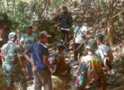 Antisipasi Darurat Pangan Nasional, Pasiter Kodim 0822/Bondowoso Dampingi Survei Mata Air di Curah Bangka,