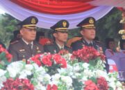 Peringati HUT RI Ke 79, Letkol Inf Rinto Wijaya Dandim 0422/LB Hadiri Upacara.