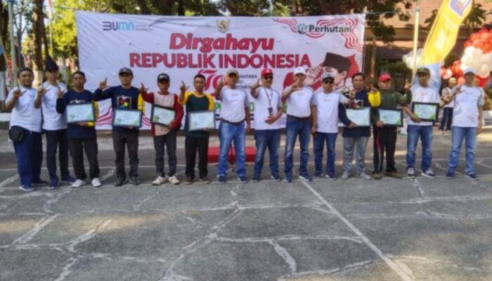 Meriahkan Kemerdekaan HUT RI Ke 79, Perum Perhutani Bondowoso Gelar Bermacam Macam Lomba