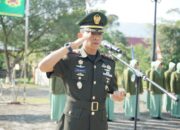 Kodim 0422/LB melaksanakan Ziarah Rombongan, peletakan karangan bunga dan tabur bunga di Taman Makam Pahlawan