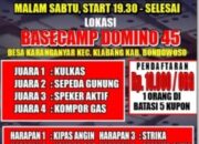 Lomba Domino Cup1 Segera Daftarkan Diri Anda Kepanitia