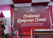 Deklarasi Kampanye Damai, KPU Situbondo Ajak Semua Pihak Turut Menjaga Keamanan