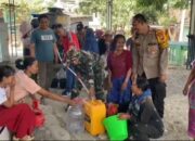 Polsek Klabang Berikan Bantuan Air Bersih Kepada Warga Desa Leprak