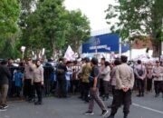 Polres Bondowoso Kembali Berikan Pengamanan Saat Debat ke 2 Paslon Bupati dan Wabup