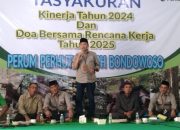 Mengawali Pekerjaan Th. 2025, Perum Perhutani KPH Bondowoso Gelar Doa Bersama Dan Santuni Yatim-Piatu