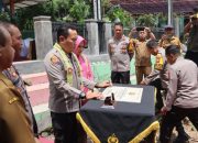AKBP LINTAR MAHARDHONO S.H, S.I.K,M.I.K,Resmikan Bantuan Sumur Bor dan Salurkan Sembako Di Dusun Menoran