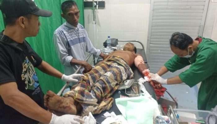 Tragis!!!! Tiga Orang Terluka, Korban Pembacokan di Desa Curah Jeru Panji