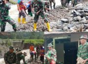 Warga Apresiasi Tim Gabungan TNI Polri dilokasi Banjir Bandang Desa Wonoboyo