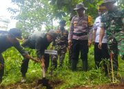 UNTUK MELESTARIKAN HUTAN, PERHUTANI BONDOWOSO GANDENG FORKOPIMCAM BINAKAL GELAR PENANAMAN POHON BERSAMA