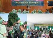 KODIM 0422/LB GELAR KORPS RAPORT KENAIKAN PANGKAT DAN TRADISI SATUAN