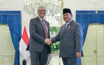Hari ini Presiden Prabowo Subianto menerima Bill Gates di Istana Negara