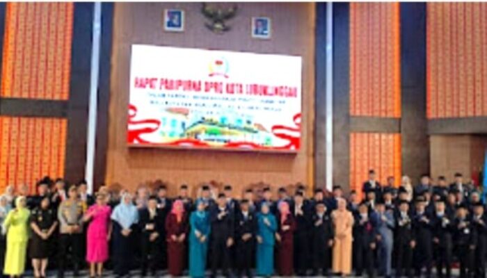 DPRD Kota Lubuklinggau gelar Rapat Paripurna Istimewa Mendengar Pidato Wako Wawako Periode 2025 -2030