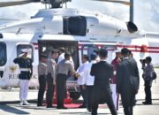 Helikopter AW 189 Polri Melaksanakan Pelayanan Penerbangan Kepresidenan untuk Presiden RI dan Presiden Perancis