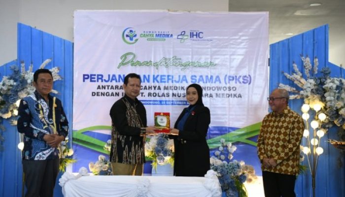Dandim 0822 Hadiri Penandatanganan PKS RS Cahya Medika dan IHC Rolas Nusantara