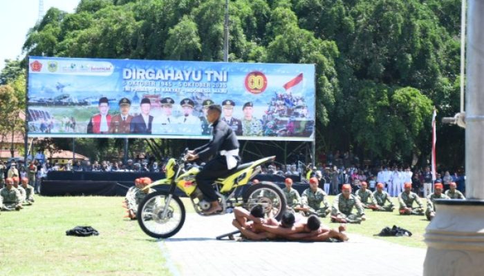 HUT ke-80 TNI di Bondowoso, Dandim 0822: “TNI Kuat Karena Bersama Rakyat