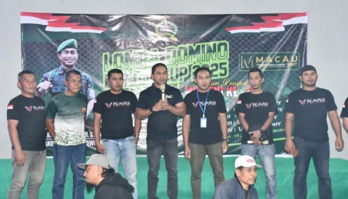 Lomba Domino Dandim Cup 2025, TNI Bondowoso Ajak Rakyat Berbaur Lewat Permainan Rakyat