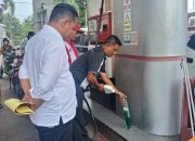 Polres Bondowoso gercep Tanggapi Keluhan Masyarakat Sidak SPBU untuk Cek Langsung Kondisi BBM