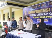 Polres Bondowoso Ungkap Curanmor Tersangka Pelaku dan Penadah Diamanka
