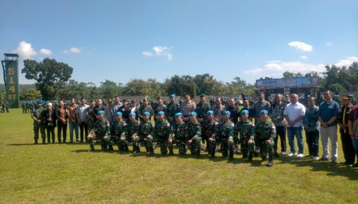 pelepasan Satgas UNIFIL Yonif 514 ke Lebanon, Kapolres Bondowoso  Sampaikan Pesan Kebanggaan