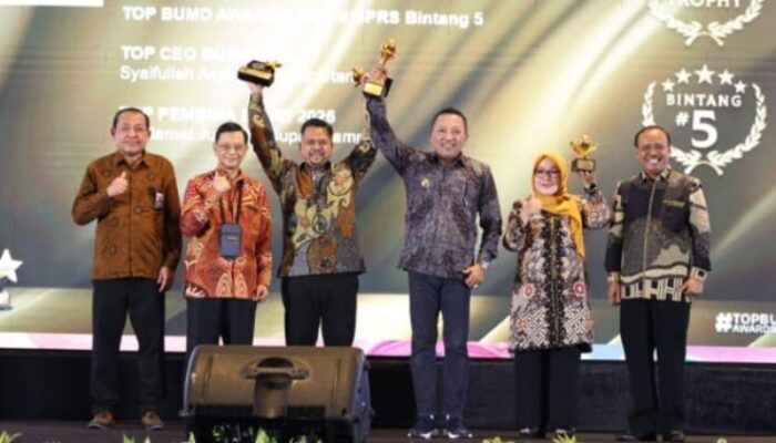 Bupati Sampang Raih Top Pembina BUMD 2026, Bank Sampang Borong Penghargaan Bergengsi