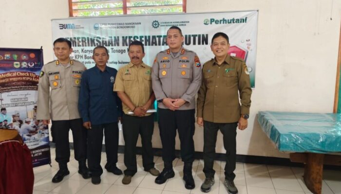 Bersama Polres, SEKAR Bondowoso Perjuangkan Kesehatan Pekerja Lewat Medical Check Up