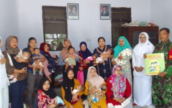 Babinsa Maskuning Kulon Aktif Dampingi Kelas Balita, Wujud Kepedulian TNI pada Kesehatan Generasi Muda