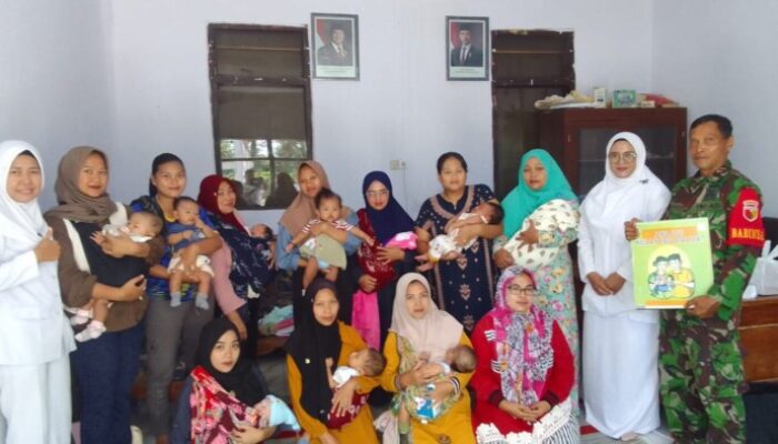 Babinsa Maskuning Kulon Aktif Dampingi Kelas Balita, Wujud Kepedulian TNI pada Kesehatan Generasi Muda