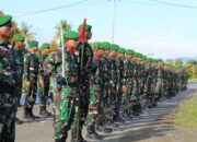 Prajurit Brigif TP 28/Bari Fola melaksanakan Upacara memperingati HARI KEBANGKITAN NASIONAL KE-118