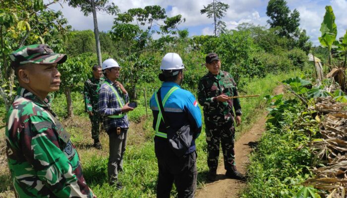 Dandim 0822 Bondowoso Turun Langsung Cek Patok Lahan Yon TP, Warga Sumber Wringin Sambut Pembangunan Strategis