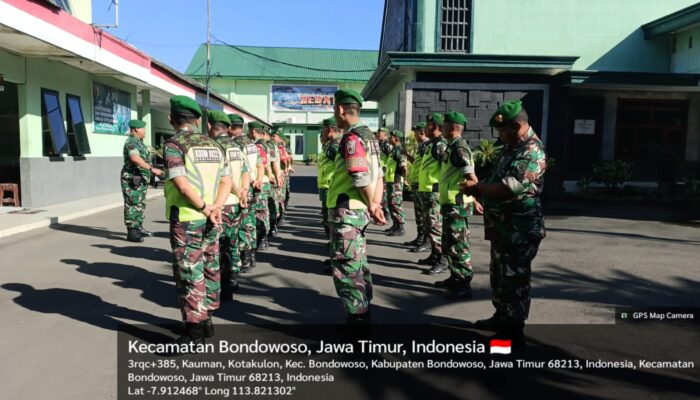 Pa Jaga Kodim 0822/Bondowoso Pimpin Apel Pagi On Call, Tingkatkan Kesiapsiagaan Personel
