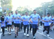 Kapolres Bersama Dandim 0822 Bondowoso Kompak Berlari Bersama, Dukung Gaya Hidup Sehat Melalui Bhayangkara Run 2026*