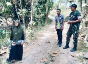 Babinsa Raban Wetan Dampingi BPMD Tinjau Lokasi Rencana Sasaran TMMD Imbangan di Sukosari