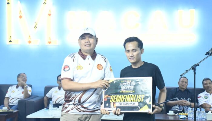 Dandim Bondowoso Apresiasi Turnamen Biliar Kapolres Cup, Wadah Lahirkan Atlet Berprestasi