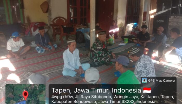 Babinsa Koramil 0822/11 Tapen Dampingi Penyaluran Bantuan Benih Jagung, Wujud Nyata Dukungan Ketahanan Pangan Nasional