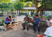 Warung Es Degan Jadi Ruang Aspirasi, Babinsa Serap Keluhan Warga Koncer Kidul