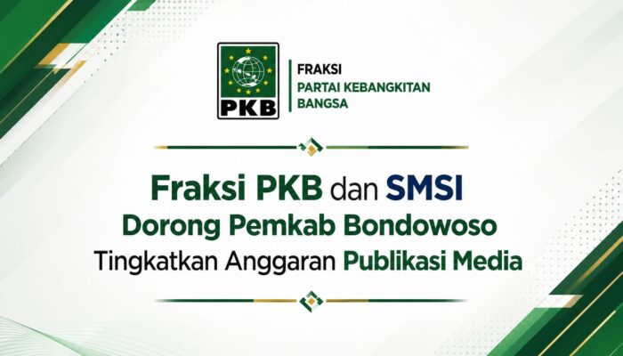 Fraksi PKB dan SMSI Dorong Pemkab Bondowoso Tingkatkan Anggaran Publikasi Media