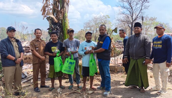 NKI bersama SAHMASY Bondowoso,Peduli Korban Kebakaran di Dusun Jumas Desa Gayam Botolinggo