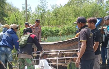 Gerak Cepat Polsek Sempol Evakuasi Jenazah Orang Tidak Dikenal